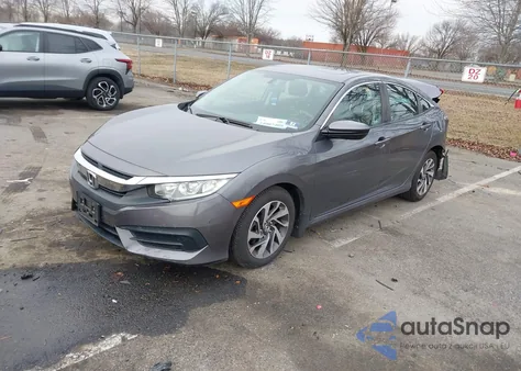 2018 Honda Civic Ex z USA, uszkodzony, nr VIN 2HGFC2F73JH576326